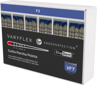 DiaDent Matching Gutta Percha For VaryFlex VFT Taper Variable Taper Rotary File System | DiaDent Dia-Pro T Gutta Percha