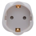 13A European Plug Adaptor - White | 978652 3