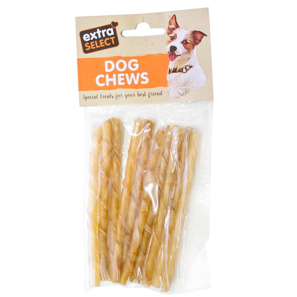 Extra Select AZ808 Hide Twist Dog Chews 5in 12x10pk