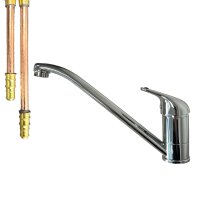 Reich Charisma Mixer Long Spout Tap (Chrome - Male Serrated Fittings)