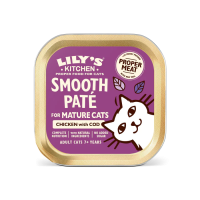 Lilys Kitchen Cat Tray Mature Cat Smooth Pate Chicken & Cod 19x85gm