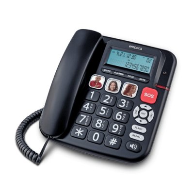 Emphoria Large Button Corded Phone
