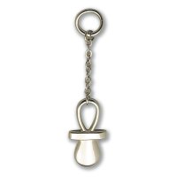Metal Charm Dummy Silver - 10 x 20mm
