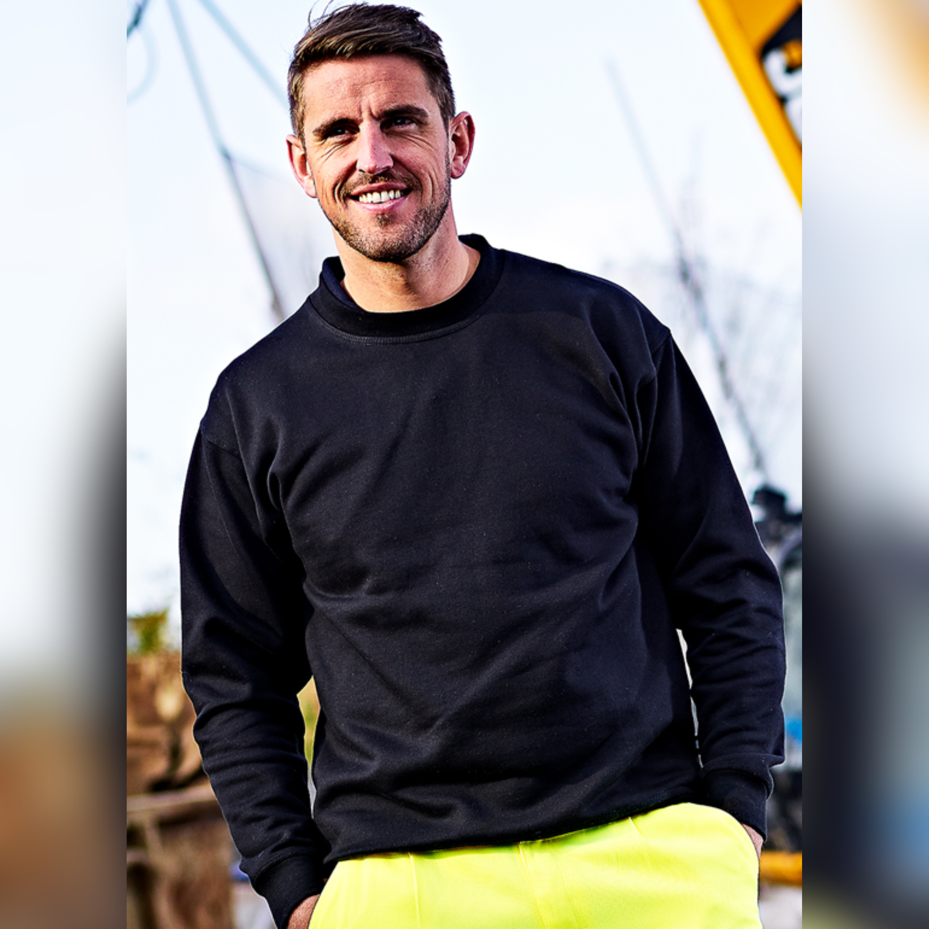 ORN Seagull 100% Cotton Sweatshirt, Black