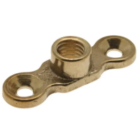 10mm Die-Cast Backplate M10 Female Brass 391080