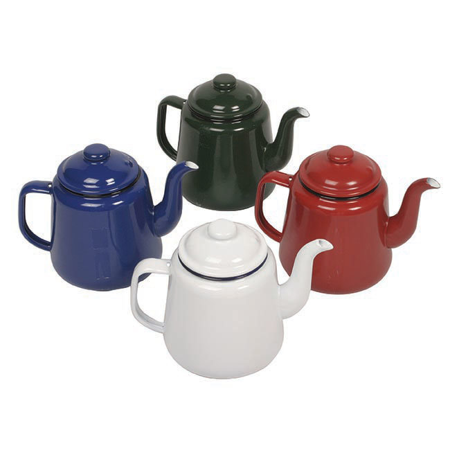 Falcon Enamel Teapot 14cm/1.5L in Red Wilsons Import, distribution