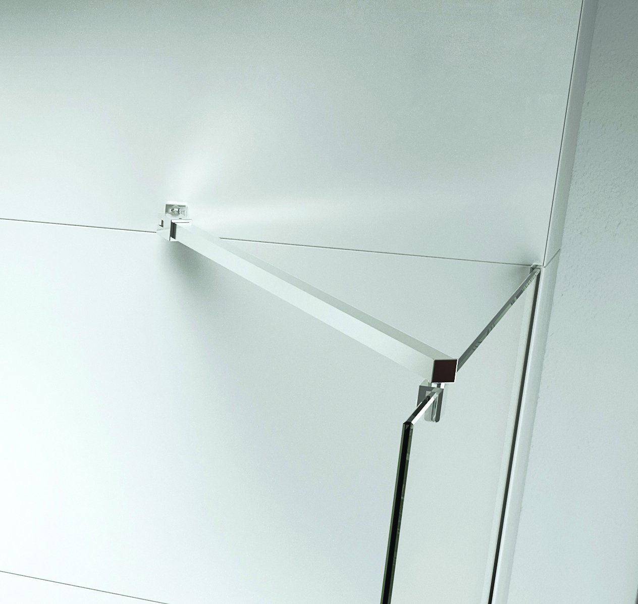 Tucker French Wet Room Low Level Brace Kit Straight and 45 Deg Square - 8/10mm