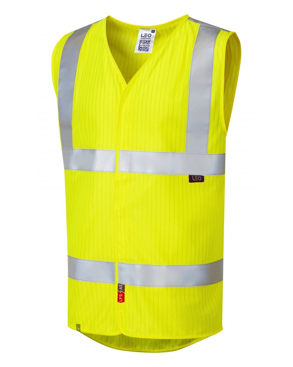 CLIFTON ISO 20471 CL 2 LFS WAISTCOAT (EN 14116) EN 1149