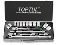 1/2" Dr Socket Set 18Pc (SAE) 12pt
