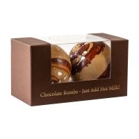 Mr Thom's duo caramel milk chocolate bomb in gift box - VAT FREE 6x160g