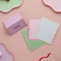 Wavey Edge Place Cards - Pack of 8