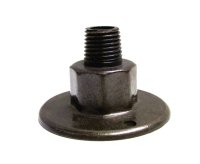 3/8" M/F CHROMED BRASS GAS FLOOR PLATE 6009