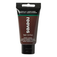 Reeves Fine Acrylic 75ml - Burnt Umber