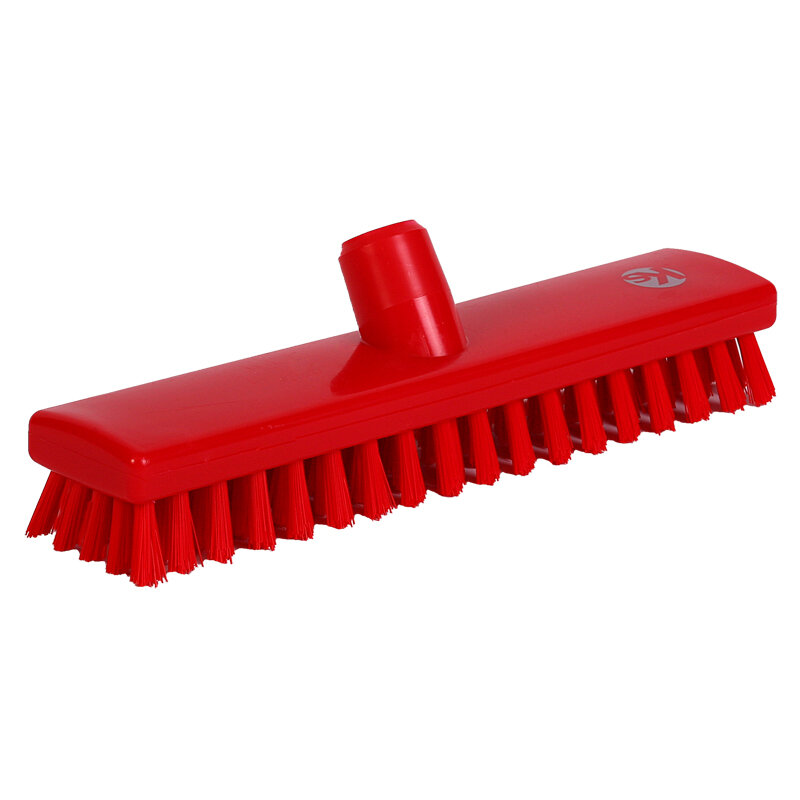Deck Scrub - Poils PBT extra rigides, 300 mm, rouge