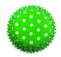 BC735 GREEN POLKA DOTS STD CUPS 60PK