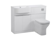 MATCH 1.2M SCT BTW LEFT GLOSS WHITE UNIT ONLY