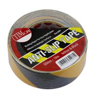 Timco Anti-Slip Tape Yellow/Black 50mm x 10mtr