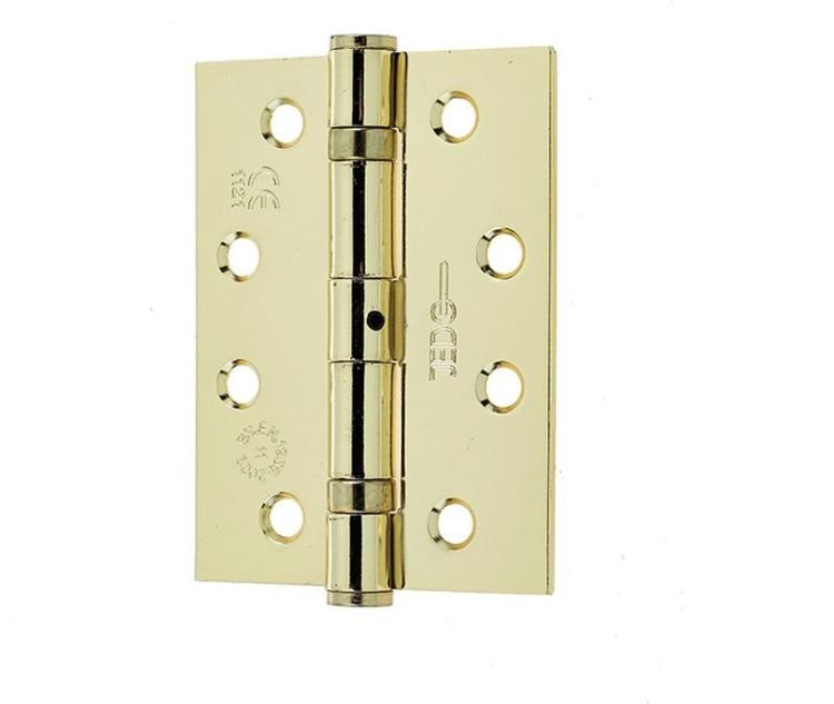 J8500PB G11 4 x 3 Pol Brass Ball Bearing Hinge Square (Pair)