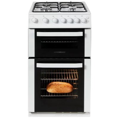 Nordmende 50cm Twin Cavity LPG Gas Cooker - White 