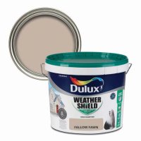 Weathershield Fallow Fawn Colour Swatch & 10L Paint Bucket
