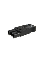 Metway 3 Pole Female Flat Black Connector