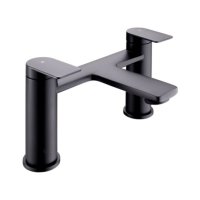 Tucker French Keal Bath Filler Tap (Two Taphole) Black