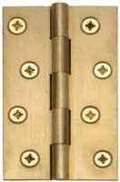 PR77-100-NB - Heritage Brass 3 x 1 5/8 Ext. Hinge (0911 3SC) Natural Brass Finish