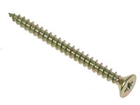 Chipboard Screws Countersunk Pozi 5mm x 70mm Zinc Yellow