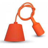 Orange Silicone Pendant