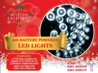 600 LED COOL WHITE LIGHTS COMES WITH 6 HOUR TIMER