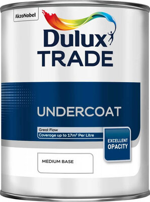 Dulux Trade Undercoat Medium Base 1L Paint 5183268