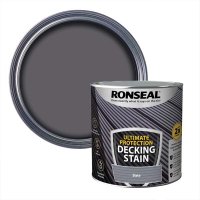 Ronseal Ultimate Protection Deck Stain Slate 2.5L & Swatch