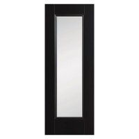 Amsterdam Clear Bevelled Premium Primed Black