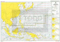ADMIRALTY Routeing Chart - 5141(8) Malacca Strait to Marshall Islands (August)