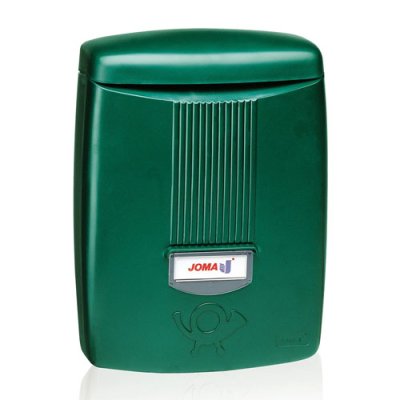 Garden 70 Plastic Post Box - Green