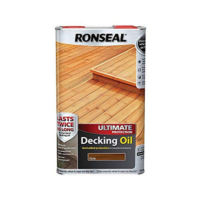 Ronseal Ultimate Decking Oil - Teak 5L