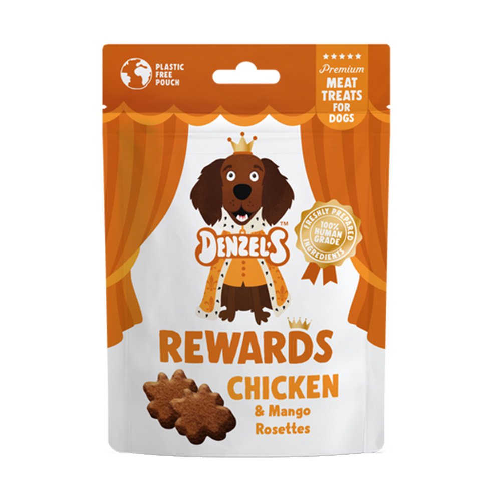 Denzels Meat Rewards Chicken & Mango Rosettes 10x70g