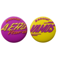 BABOLAT DAMPENERS VAMOS RAFA X2 YELLOW/PURPLE