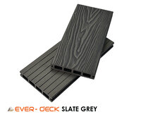 Teranna Composite Decking Timber Effect Slate Grey 135mm 3.6 Metre  - from €64 M2