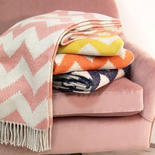 Ziggy ScatterBox Throw Blush