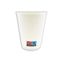 8oz Double Wall Cup Matt White PE EU x 500