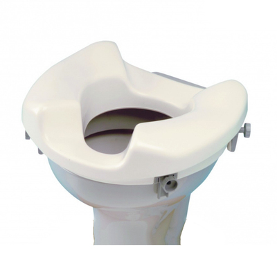 Wide access toilet seat