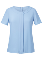 BROOK TAVERNER VERONA SHORT SLEEVE CREPE BLOUSE