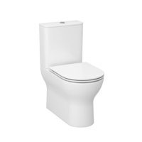 Tucker French Dartford Standard Height Short Projection Rimless Closed Back Close Coupled WC Suite with Duraplast Quick Seat