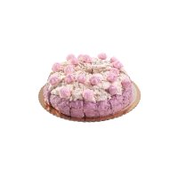 Strawberry meringue handmade soft nougat cake - approx 4kg - 20 slices
