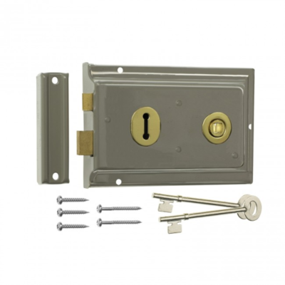 ERA Brass Plated Rim Lock w/ Handle