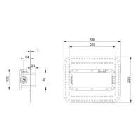 Villeroy & Boch Concealed Unit for Wall Mounted Single Lever Basin Mixers TVW00015200000