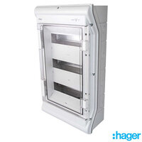 Hager VE312R 36Mod IP55 Insulated Enclosure