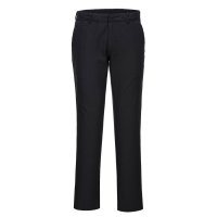 Stretch Slim Chino Trousers - Black