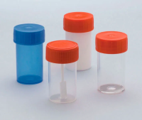 Screwed flask. GOSSELIN&trade;. Cap. (ml): 125. PP. Natural colour. Sterile: Yes. &Oslash; int.xH (mm):